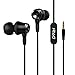 iRAG S801 In-Ear Earbud Headphones with Extra Bass and Microphone Earphones for iPhone Samsung HTC LG and all 3.5mm Audio Jack Devices