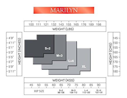 MARILYN LUXURY LACE TIGHTS 100 DEN (M/L, Latte - Brown)