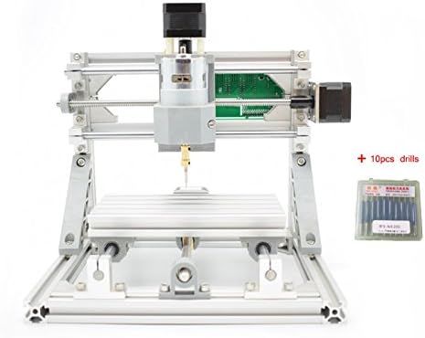 2-in-1 DIY CNC 1610 3 Axis CNC Router Kit + 500mw Laser Engraver - PCB Milling, Wood Carving Engraving Machine With ER11