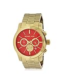 Michael Kors Orange Dial SS Quartz Chronograph Ladies Watch MK5930