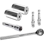 PANMAX-Universal-Socket-Wrench-Tool-set-7-19mm-Multi-Function-Professional-Socket-Tool-Sets-with-Power-Drill-Adapter-and-Ratchet-wrench-Gift-for-DIY-Handyman-Husband-Boyfriend-Dad-Women