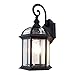ETOPLIGHTING Contemporary Collection Exterior Outdoor Wall Lantern with Beveled Clear Glass APL1020 primary
