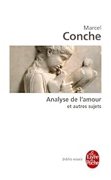 Analyse de l'amour et autres sujets