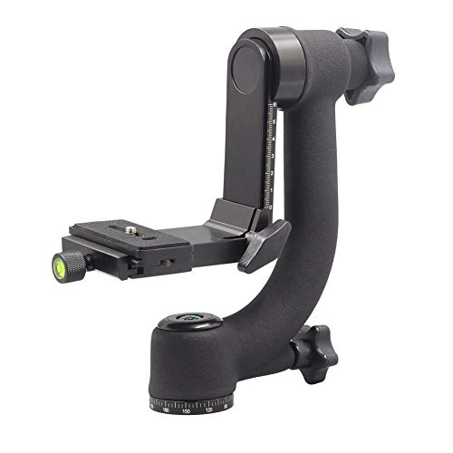 image for INSEESI Professional Heavy Duty Metal 360 Degree Panoramic Gimbal Trip