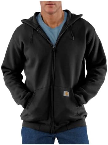 Amazon.com: Carhartt Men's Washed Duck Active Jac, Black, Small