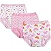 Gerber Baby Toddler Girl Cotton Training Pants, 2T, 3-Pack