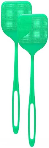 Smart Swatter ORIGINAL Fly Swatter - PICKS UP BUG w/904 Spikes (Green)