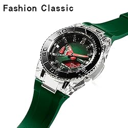 Neuupesen GA2100 Transparent Case with Metal Bezel