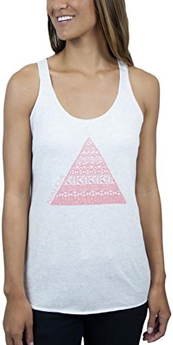 KIALOA Paddles Women's Tribal Racer Tank - X Large - Heather White