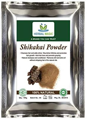 Pure & Natural Shikakai Powder (Acacia Concinna) Natural Hair Skin Conditioner Mask - Free from Additives & Preservatives - Premium Quality-500g