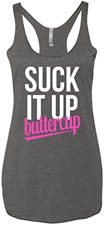 Panoware Women's Funny Workout Tank Top | Suck It up Buttercup