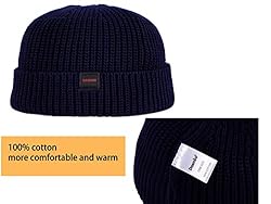 DASMINI Fisherman Beanie,Skull Cap Mens Cotton