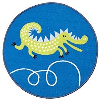 BULLRIG Rug, low pile, blue /Children (age 3-7)