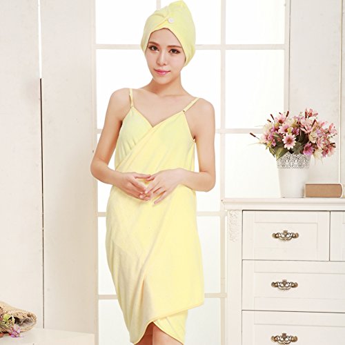Buy wearable towel/Ms absorbent bathrobes/ adult bath skirt/ chest