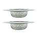 MIBOW Kitchen Sink Strainer, Garbage Disposal Strainer Sink Drain Catcher Plug Drain Cover Kitchen Sink Basket for Kitchen Sinks, Stainless Steel, Large Wide Rim 4.5