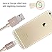 Lightning Cable, KOOWIEN 3Pack 3FT 6FT 10FT Popular Nylon Braided Charging Cable Extra Long 8pin USB Cord Charger for Apple iphone se, 6s, 6s plus, 6plus, 6, 7, 7plus, iPad Mini, Air,iPad5,iPod (Gold)