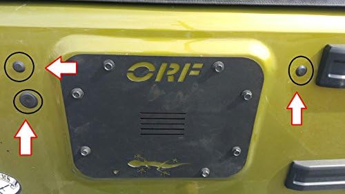 Jeep Wrangler JK Tailgate plugs