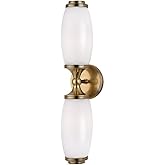 Hudson Valley Lighting Brooke - Two Light Wall Sconce-Aged Brass Finish