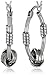 Sterling Silver Balinese Knot Hoop Earrings