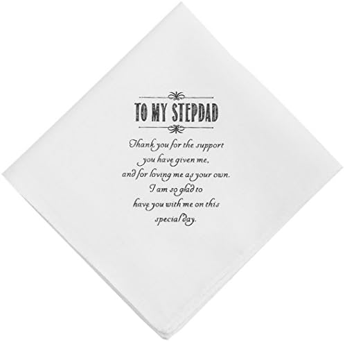 Father Of The Bride Handkerchief Gifts To StepDad Wedding Gift From Daughter