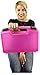 Life Made Better Carrying Organizer Case, Compatible with Magformers and Magna Tiles, Playset Organizer (Pink)