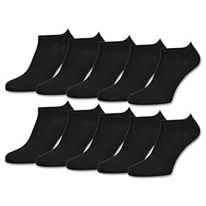 10 | 20 | 30 paar sneaker sokken dames en heren zwart wit grijs katoen – sockenkauf24