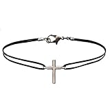 Charm Leather Cord Choker Necklace 12 inch