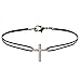 Charm Leather Cord Choker Necklace 12 inch