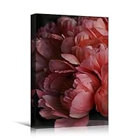 Canvas Wall Art Pink Petal Close Up Bedroom Close Up Colorful Floral Multicolor Petal Photography Romantics - 12x18 inches