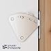 SMARTSTANDARD Barn Door Large Size Latch Lock Stainless Steel Privacy Latch Lock for Sliding Door Work for Pocket Doors Garage and Shed Wood Glass Gates primary