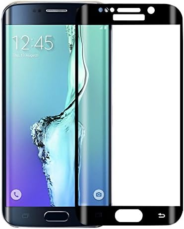 S6 Edge Screen Protector,Oldboy Tempered Glass Protective Shield Curved Full Coverage Premium HD Clear Film Protector for Samsung Galaxy S6 Edge (Black)