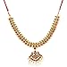 Khushi Purchase Women's Half Mango Themed Kempu Necklace (Regular) Multi-Colour
