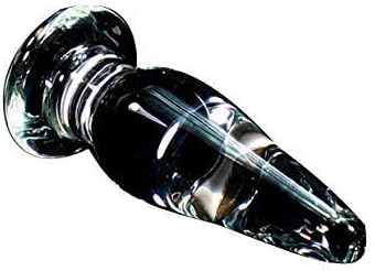 QUYP Plug Product for Vibration Clear B-ütt 10 * 3Cm Plu ?-ex Glass Erotic Female Toys Plugs A-nál Se