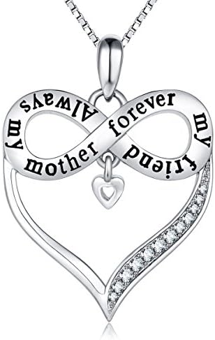 ZLDZ Mom Infinity Love Necklace, 18", Special Jewelry for Women, Mother’s Day Gifts for Mom, Wife, Aunt, Grandma...