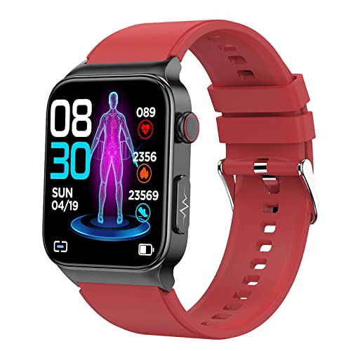 CQCYD Fitness Smart Watch, Bluetooth Talk, Full-Touch-Screen  Temperature, Blood Glucose Monitoring IP68 Water Resistance Smartwatch for 