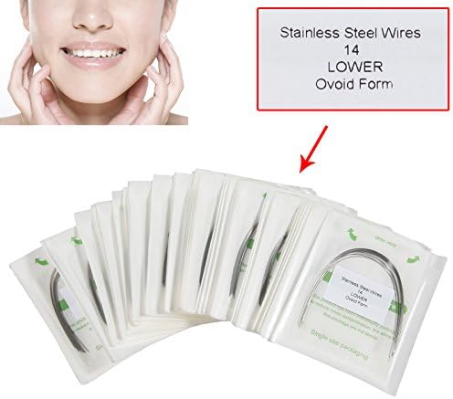 10 Box Orthodontic Dental Stainless Steel Arch Wires Round 14 Lower