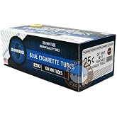 Shargio Blue 100's 250ct Lightweight Filter Tubes Contains a Great Taste Comes with - Pack of 4