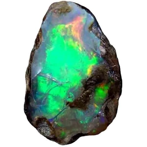 Lot De 2 Opales Brutes D'Éthiopie Naturelles - 5 Carats, Qualité Supérieure, Minéraux Pour Lithothérapie