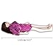 Chasti_ty Infla-Table Doll 160cm Semi-Solid Silicone Doll Fun Not with Clothes Hair