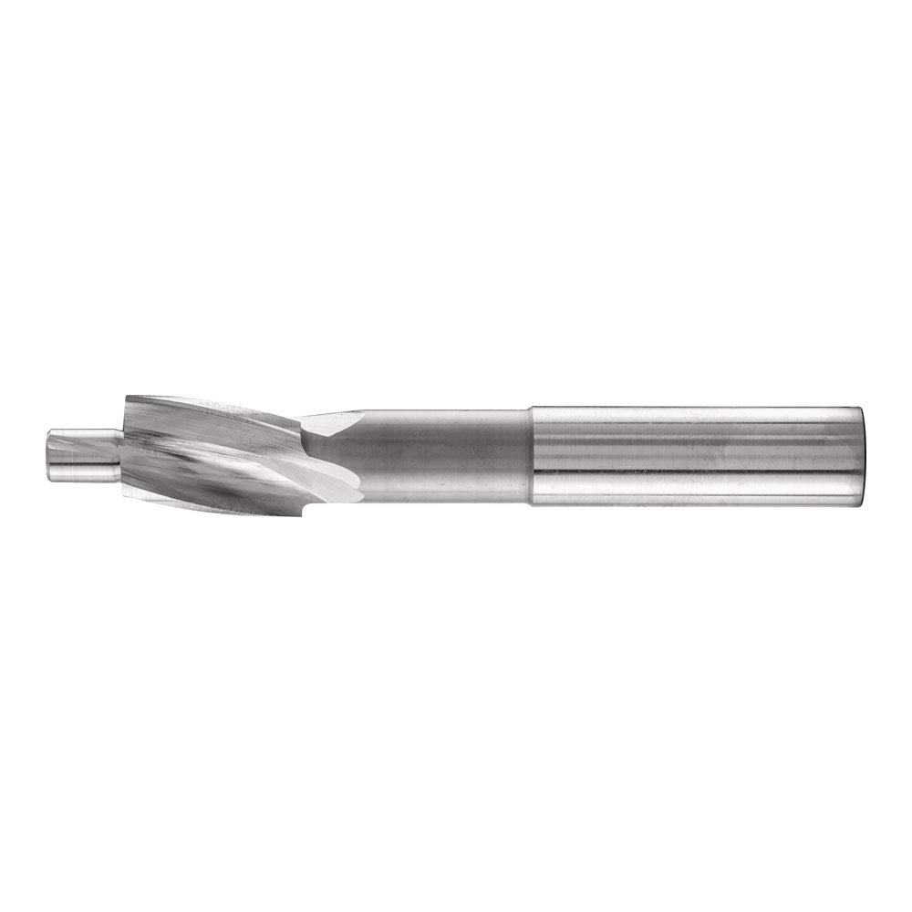 PFERD HSS Flat Countersink with Guide pins, Diameter 15.0 mm, Shaft Diameter 12.5 mm, DIN 373, 25203118, for Threaded core Holes.