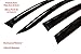 AirSleek Windows Rain Guards Side Window Deflectors for Honda CR-V CRV 2007-2011 Outside Tape Mount Platinum