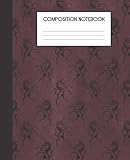 Composition Notebook: Vintage Fantasy Beasts And Pretty Things Pattern College Ruled Notebook Lined School Journal