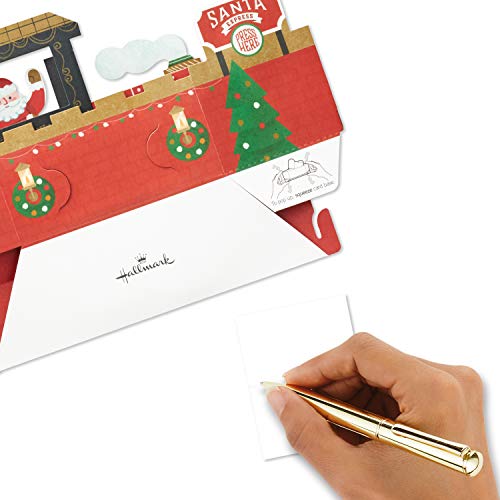 Hallmark Paper Wonder Displayable Pop Up Christmas Card with Sound and