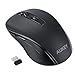 AUKEY Mini Wireless Mouse, Optical Cordless Mouse with USB Nano Receiver, for Notebook, PC, Laptop, Computer, Macbook- Black