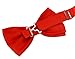 Soophen Per-Tied Mens Adjustable Length Formal Tuxedo Bow Tie Red Orange