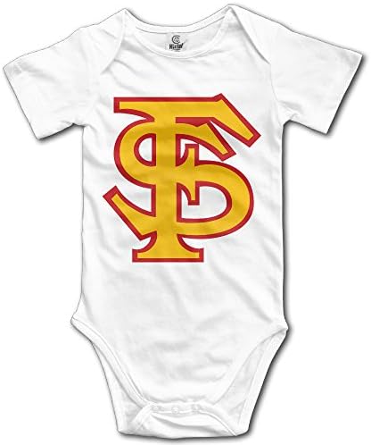 WG T-shirts Florida State University Seminoles Infant Short-Sleeve Romper Play Suit Size 12 Months White