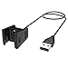 BeneStellar Fitbit Charge 2 Charger, Replacement Charger Charging Cable or Charging Cord for Fitbit Charge 2 Heart Rate and Fitness Wristband (2-Pack 1.8ft Black+Pink)