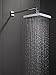 Delta Faucet Single-Spray Touch-Clean Rain Shower Head, Chrome 52841