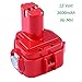 2Pack 3600mAh 12 Volt Replacement Battery Compatible with Makita 12V Battery Ni-Mh 1200 1220 1201 PA12 1222 1233S 1233SA 1233SB 1234 1235 192681-5 Cordless Power Tools