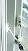 Window Door Restrictor Cable, Security Lock And Key, Baby/Child Safety, Multiple Colors - White